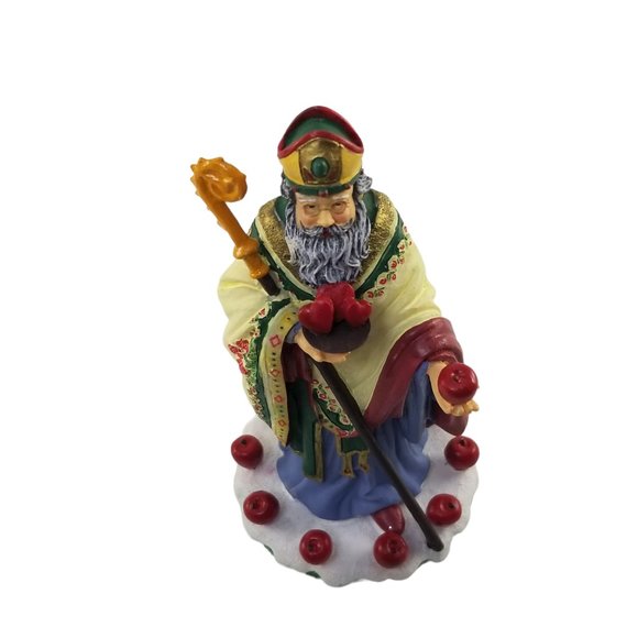 "St Nicholas" Poland Santa Claus Figure From The International Santa Collection - Picture 6 of 14